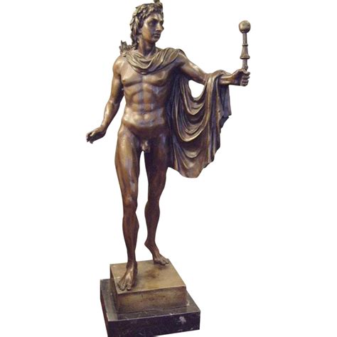 19th Century Italian Male Nude Bronze Statue Chairish