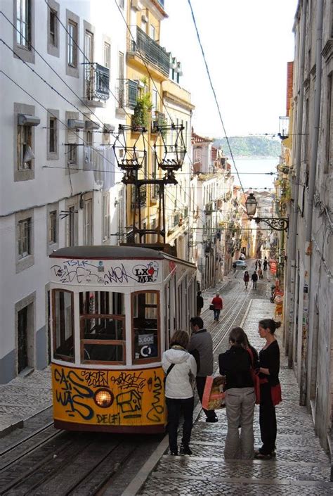 Its A Beautiful World — Narrow Streets Of Alfama District Lisbon