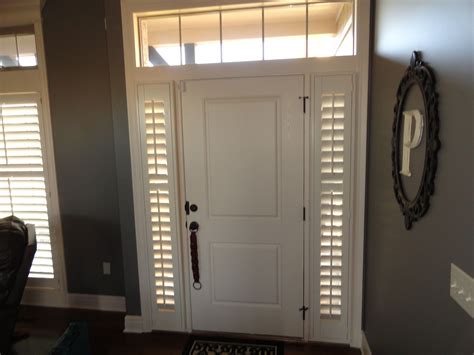 Shutters Can Even Go Over Sidelights Perfect For Blocking Light Out And