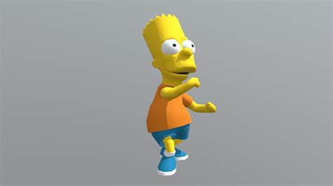 Bart Simpson Dance Animated Download Free 3d Model By Vicente
