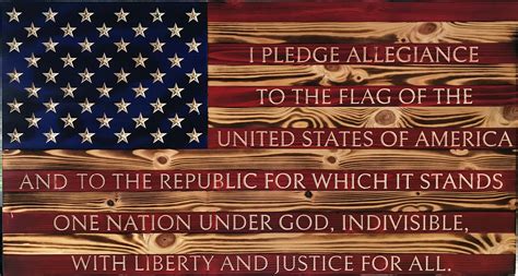 The Pledge Flag Etsy