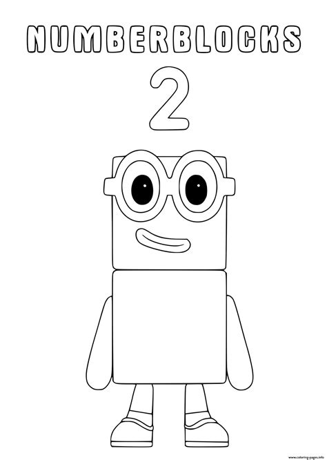 Free Printable Numberblocks Coloring Pages Calendar Of National Days