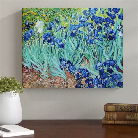 Irises By Vincent Van Gogh Wrapped Canvas Art Prints Framed Oil