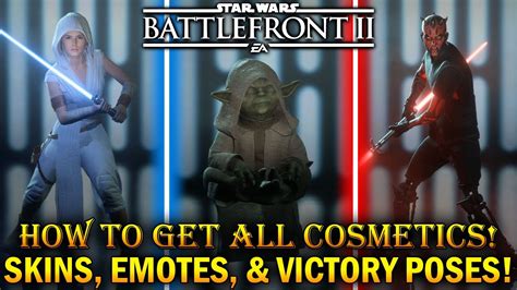 How To Get All Skinscosmetics In Star Wars Battlefront 2 Free