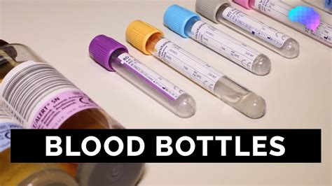 Order Of Draw Blood Bottles