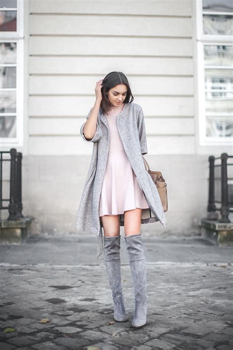 Image Result For Grey Thigh High Boots Outfit Trendy Outfits Winter