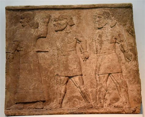 Review Of Arab Prisoners Assyrian Relief Illustration World History Encyclopedia