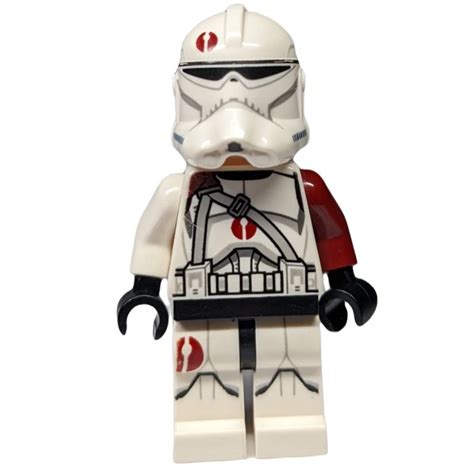 Lego Set Fig 004032 Clone Barc Trooper Dark Red Markings Clone