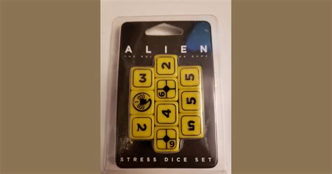 Alien The Roleplaying Game Stress Dice Set Rpg Item Rpggeek