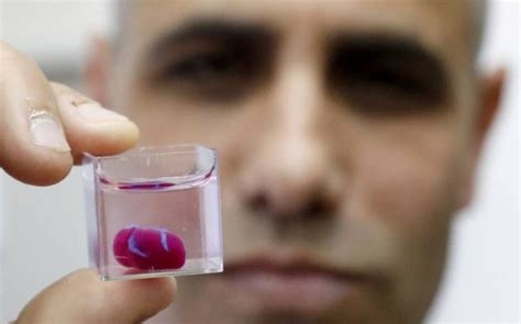 Israeli Scientists Unveil Worlds First 3d Printed Heart With Human