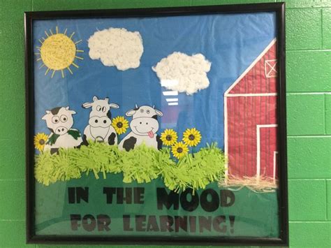 Perfect for the first day of school, these classroom decorations will liven up your bulletin board with a bright red barn, farm essentials and 36 animal cutouts with space for your students' names. Farm Bulletin Board … | Farm preschool, Farm bulletin board