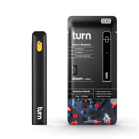 Turn 1G Disposable Vape - Berry Dreamy - Inhale Cannabis Club