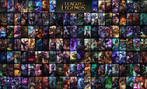 League Of Legends Champion Collage 2018 3 By Dextar Gravelle On