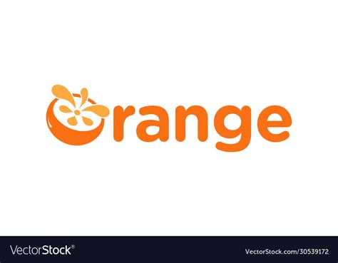 Orange Fruit For Logo Design Editable Royalty Free Vector