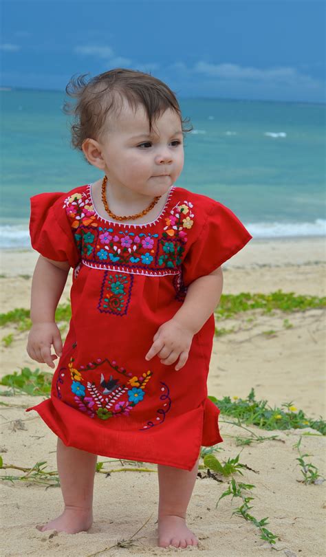 To The Sea Eva One Year Mexican Outfit Mexican Dresses