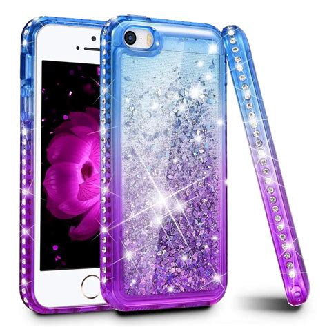 Gradient Quicksand Phone Case For Iphone 5s Se 5 Glitter Bling