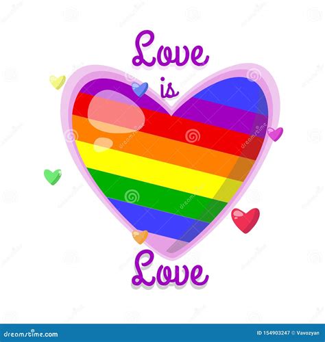 lgbt rainbow heart symbol of love stock vector illustration of design diversity 154903247