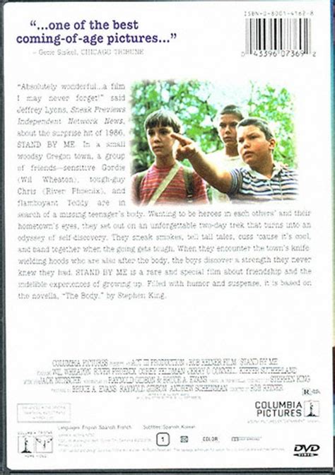 Stand By Me Dvd 1986 Dvd Empire