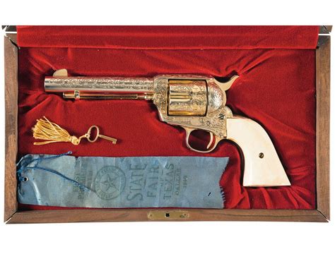 Cased Engraved First Generation Colt Single Action Army Revolver