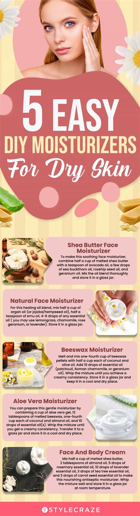 11 Simple Homemade Moisturizers For Dry Skin