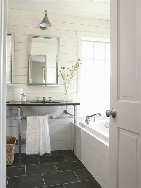 Bathroom tile ideas bathroom tile ideas for small bathrooms and showers mirror tiles bathroom bathroom design luxury small it s a mirror acle 5 ways to make reflecting walls work bergdahl real property bathroom mirror makeover powder room small bathroom design. The White Plank Wall Trend | Through the Front Door
