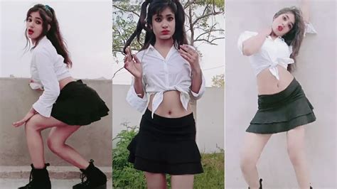 Indian Girl Dance In Mini Skirt Tik Tok Video 15 Youtube