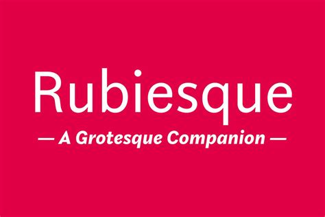 Rubiesque Font Font Shore