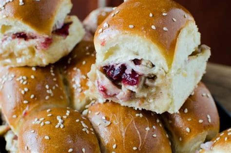 Cranberry And Leftover Turkey Sliders Recipe Tammilee Tips