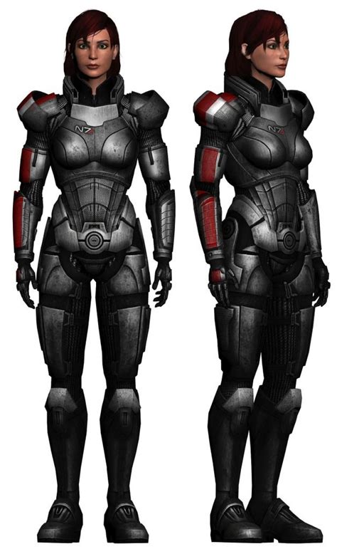 Armor N Armor Mass Effect Commander Shepard Female Armor Space