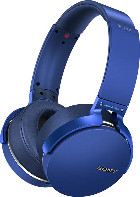 Best Buy: Sony XB950B1 Extra Bass Wireless Over-the-Ear Headphones Blue ...