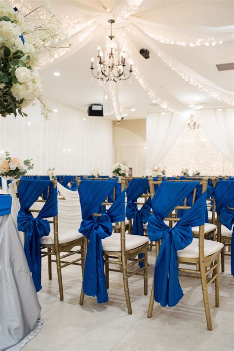 Planning The Perfect Royal Blue Wedding Reception Jenniemarieweddings