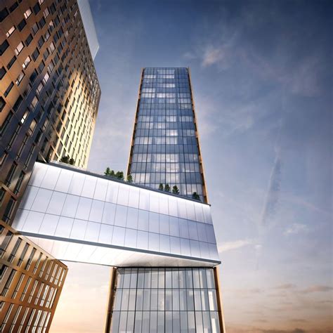 Construction Is Underway On Two Bent Apartment Towers In New York By
