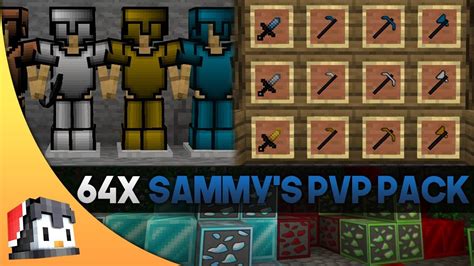 Sammygreens 64x Mcpe Pvp Texture Pack Fps Friendly Youtube