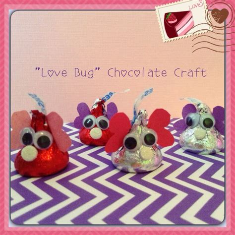 Love Bug Hershey Kiss Craft Crafts Love Bugs Hershey Kisses Crafts