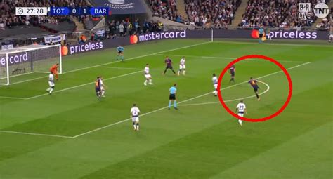 barcelona vs tottenham rakitic anotó espectacular gol con volea desde fuera del área video