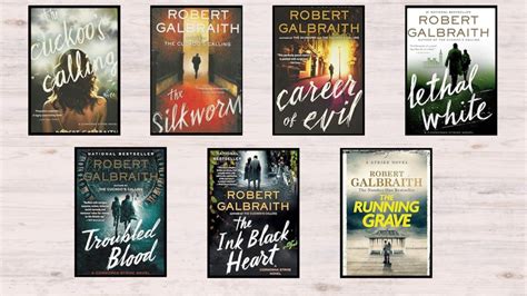 Robert Galbraith Books In Order Cormoran Strike Series List