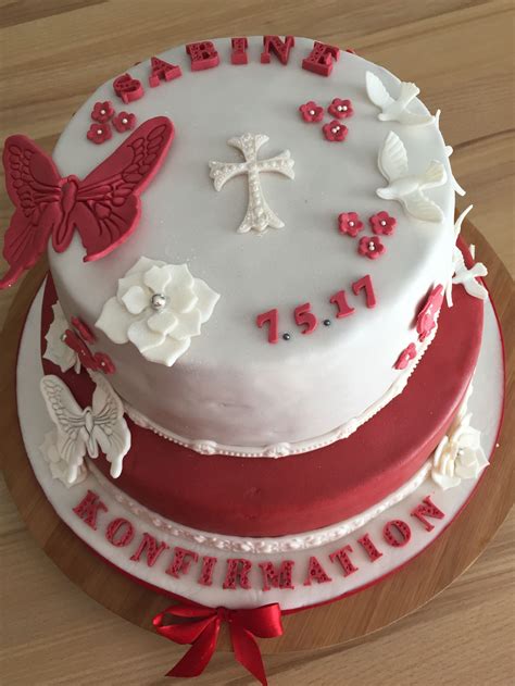Kleidung in kuchen in unserer rubrik kommunion, konfirmation kaufen & verkaufen. Konfirmations Torte, rot, dunkelrot, Mädchen, 2. Stock ...