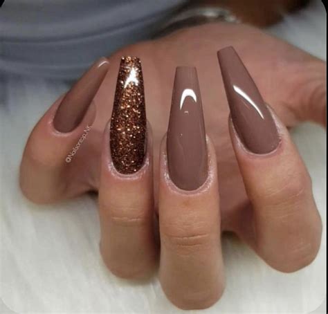 Tuy N Ch N M U Nail Designs Brown C Y U Th Ch Nh T