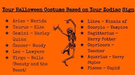 Your Halloween Costume Based On Your Zodiac Sign Cat Talk
