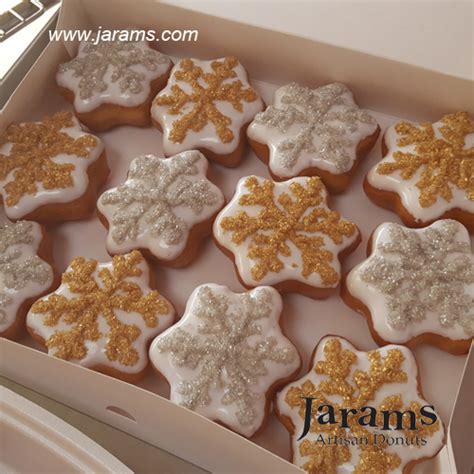 Christmas Donuts Snowflake Small Jarams Donuts Online Store