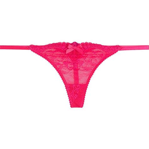 Lagent By Agent Provocateur Vanesa Trixie Lace Thong 33 Liked On Polyvore Featuring Intimates