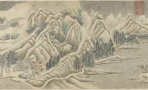 Ming Dynasty 13681644 Wen Zhengming 14701559 Heavy Snow In The