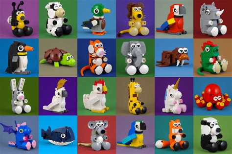 Lego Moc Cuddly Toys The Animal Collection By Swandutchman