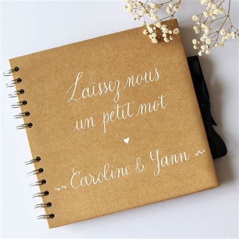 Pour Un Mariage Unique Proposez à Vos Invités Un Livre Dor