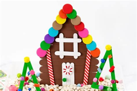 See more ideas about popsicle sticks, popsicle stick birdhouse, bird houses. Popsicle Stick Gingerbread House (With images ...