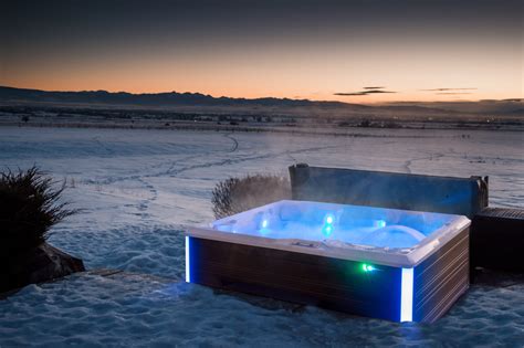 Freezing Water Hot Tub