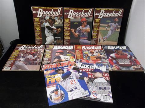 Lot Detail 1972 2004 Street And Smiths Baseball Yearbooks 9 Diff