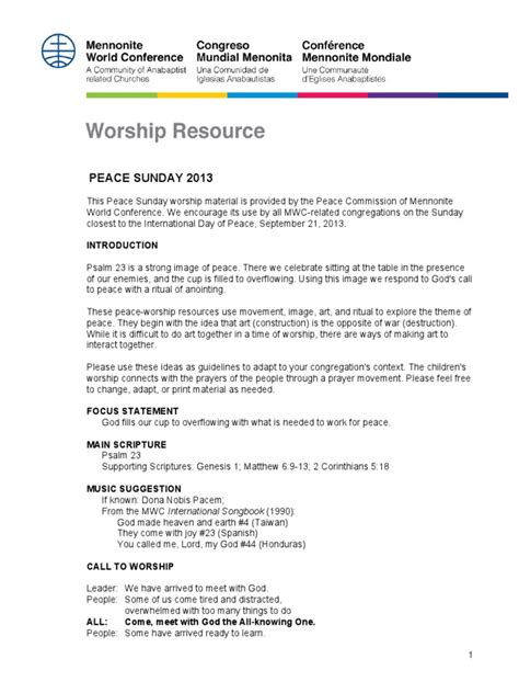 Call To Worship Ideas Examples And Forms