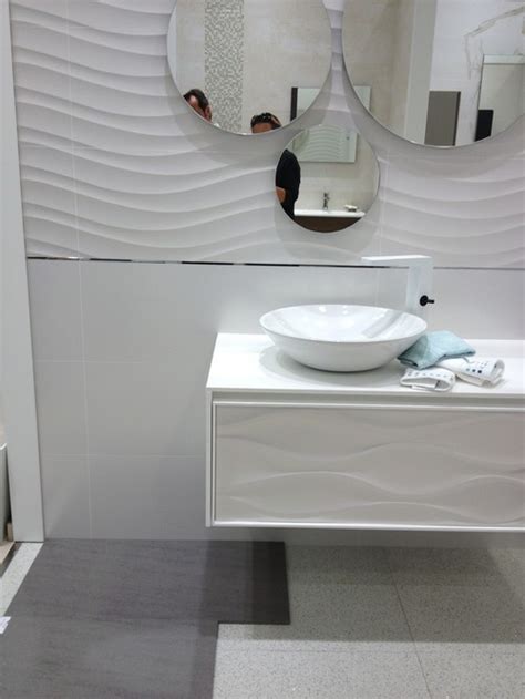 Modern bathroom design trends offer spectacular tiles for decorating walls and floors in 2020. Tile in a modern bathroom options - all the way, half way ...