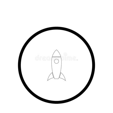 Logo rakiety ilustracja wektor Ilustracja złożonej z astronauta